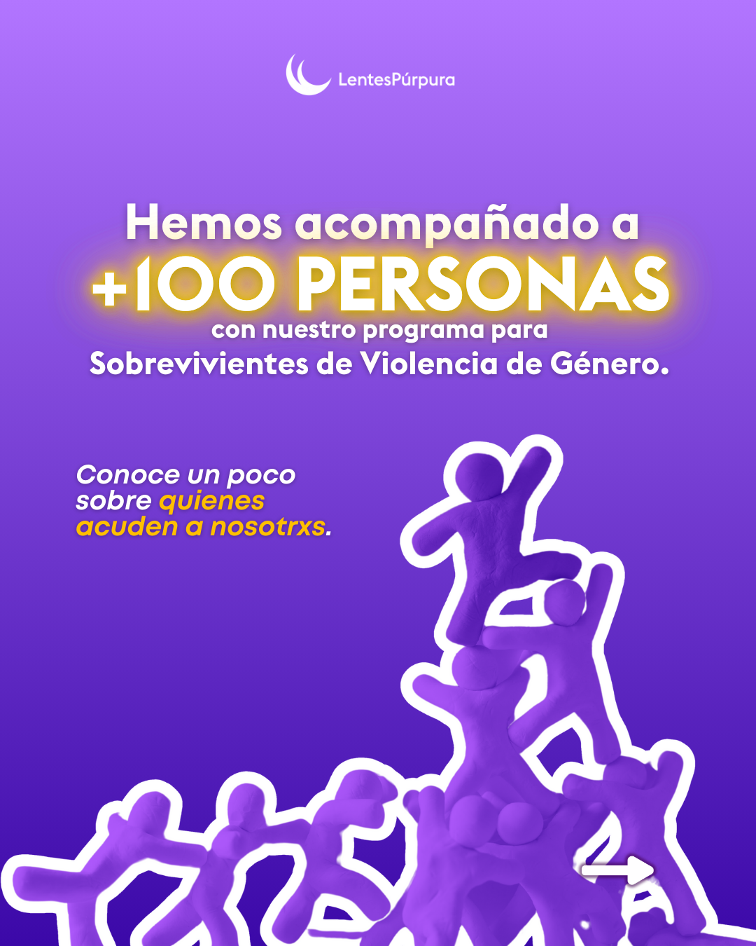 Hemos acompañado a +100 personas 