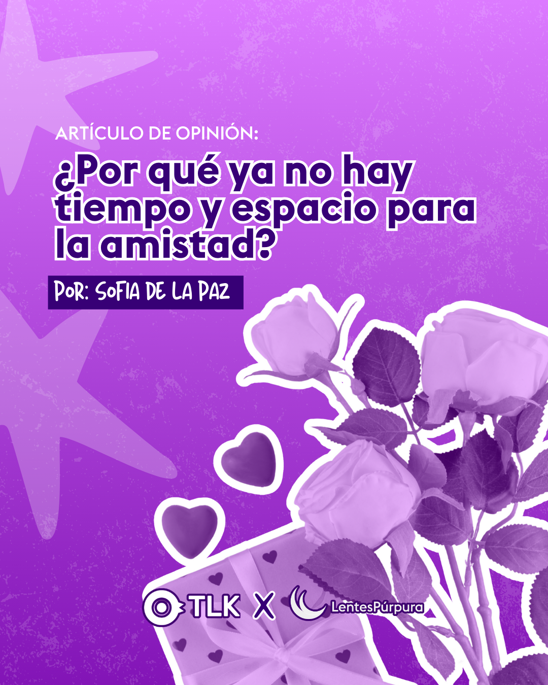 ¿Ya no hay tiempo y espacio para la amistad? 