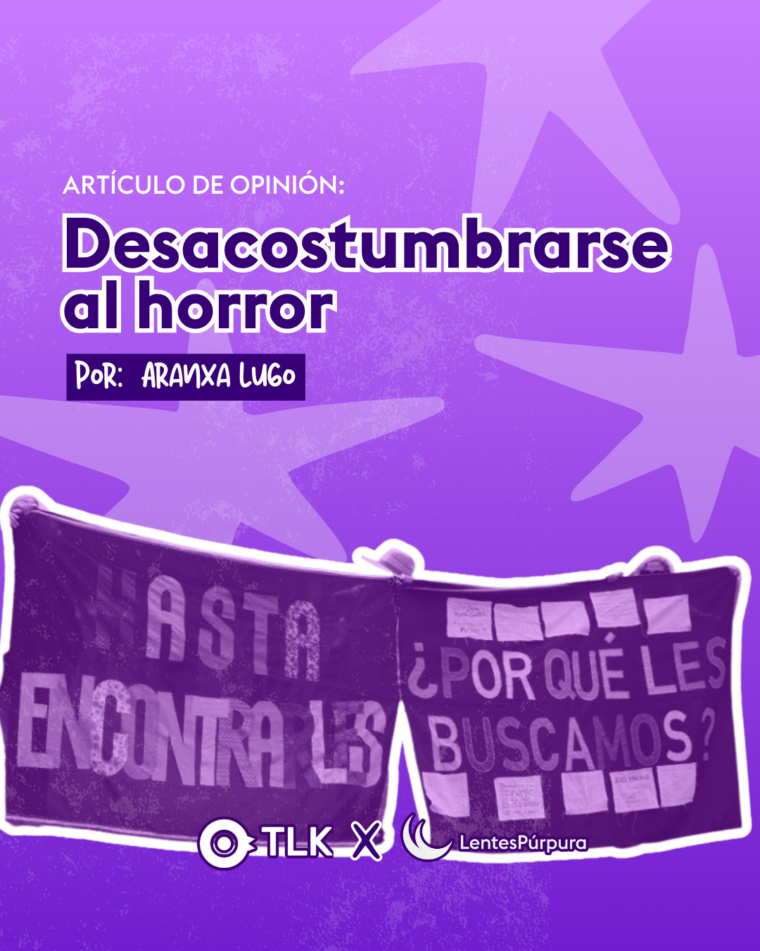 Desacostumbrarse al horror  