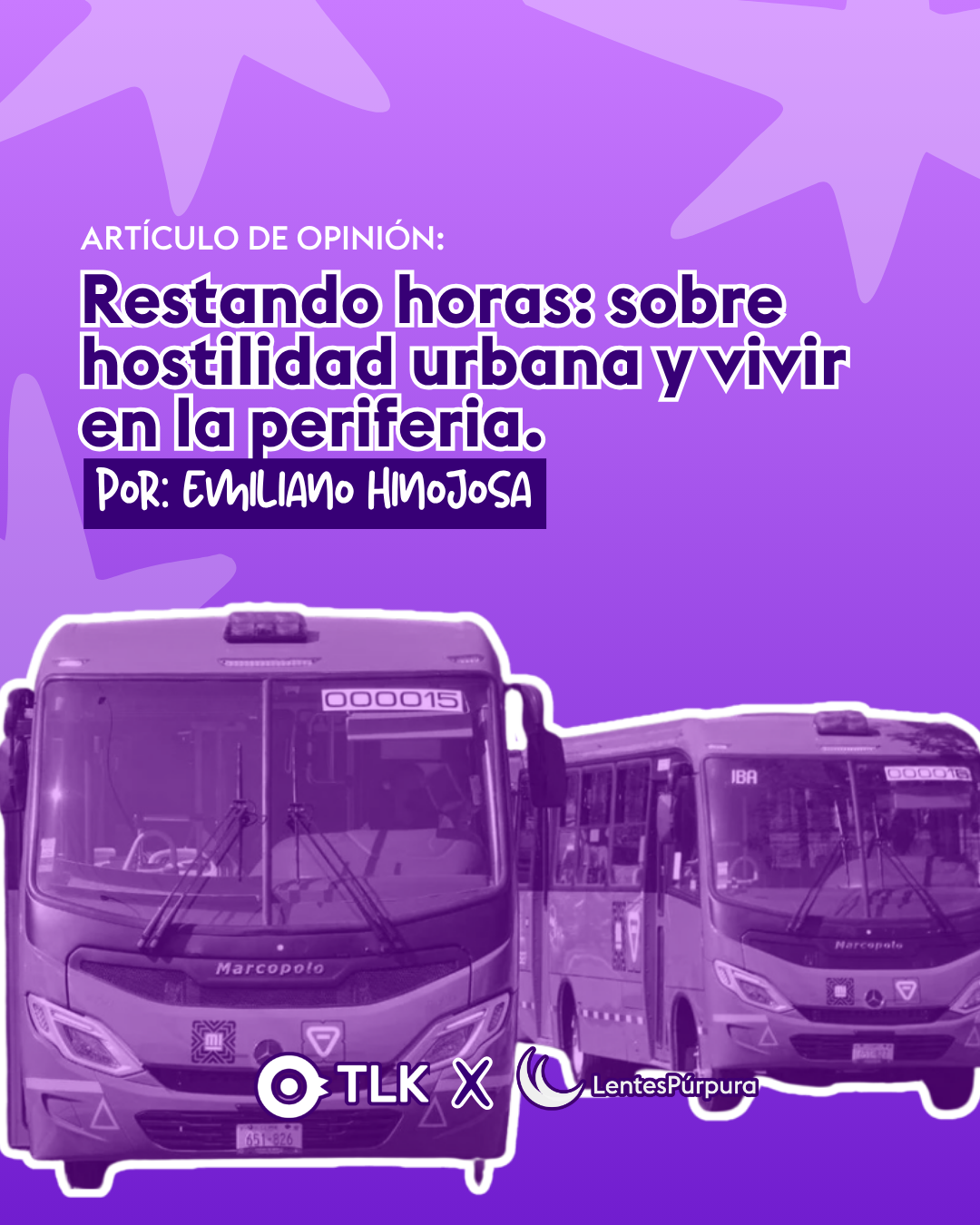 Restando horas: sobre hostilidad urbana y vivir en 